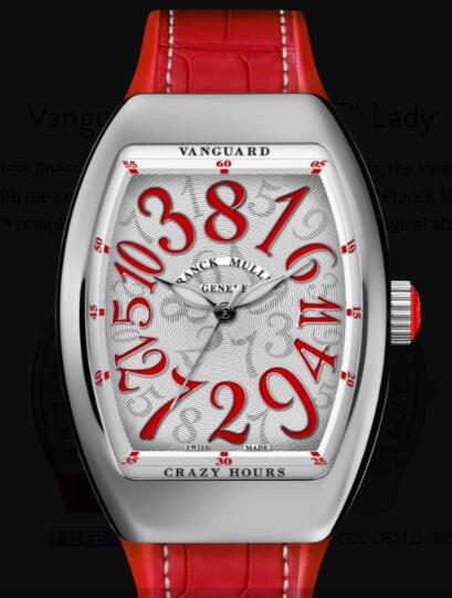 Buy Franck Muller Vanguard Crazy Hours Lady Replica Watch for sale Cheap Price V 32 CH (RG)